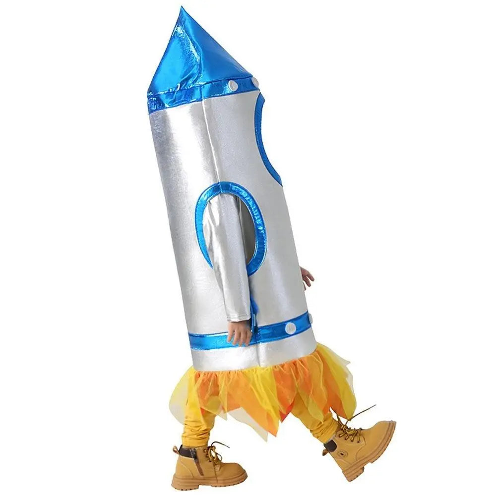 Children's Rocket Astronaut Costume Space Stage Outfit for Kindergarten Performances - Pajamasbuy