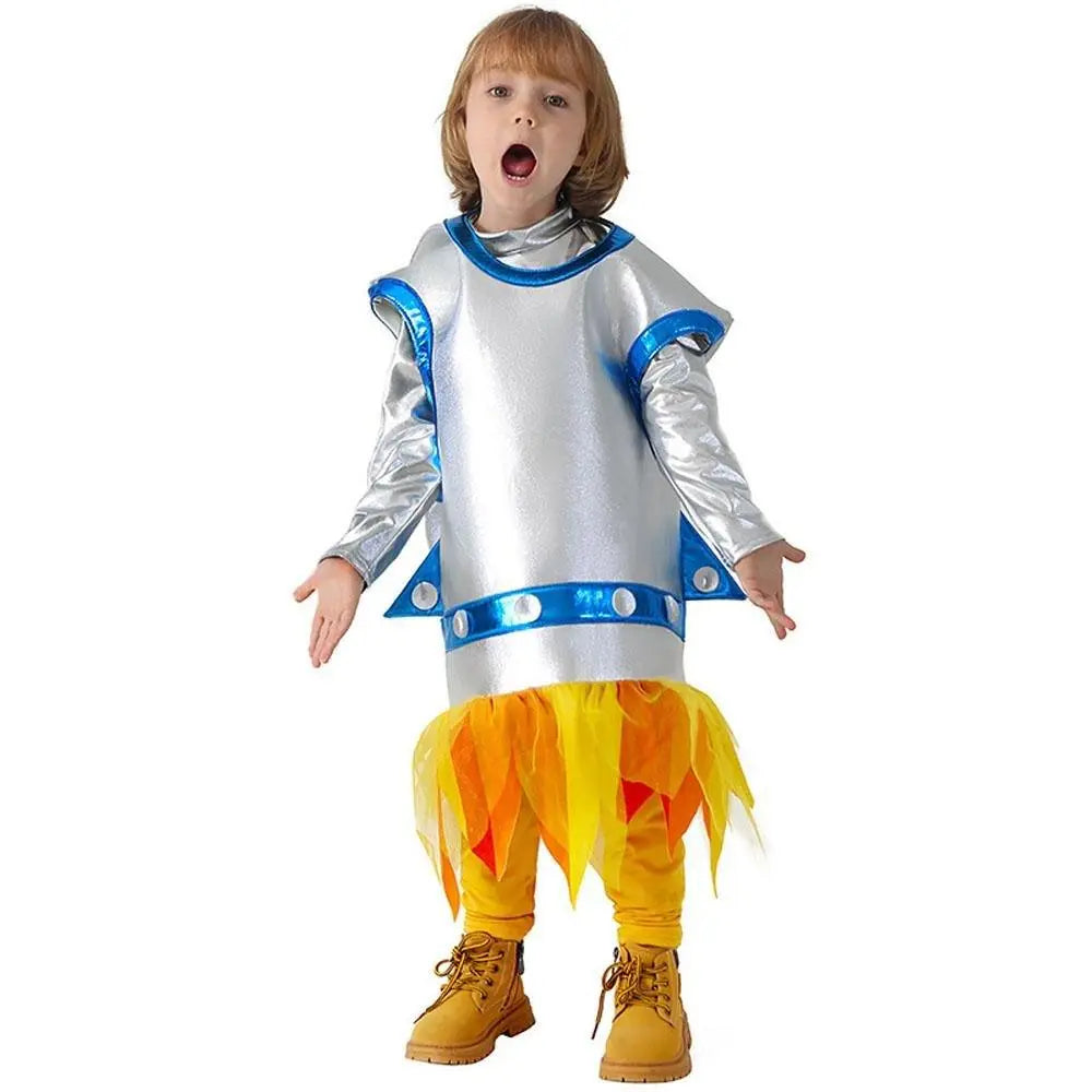 Children's Rocket Astronaut Costume Space Stage Outfit for Kindergarten Performances - Pajamasbuy