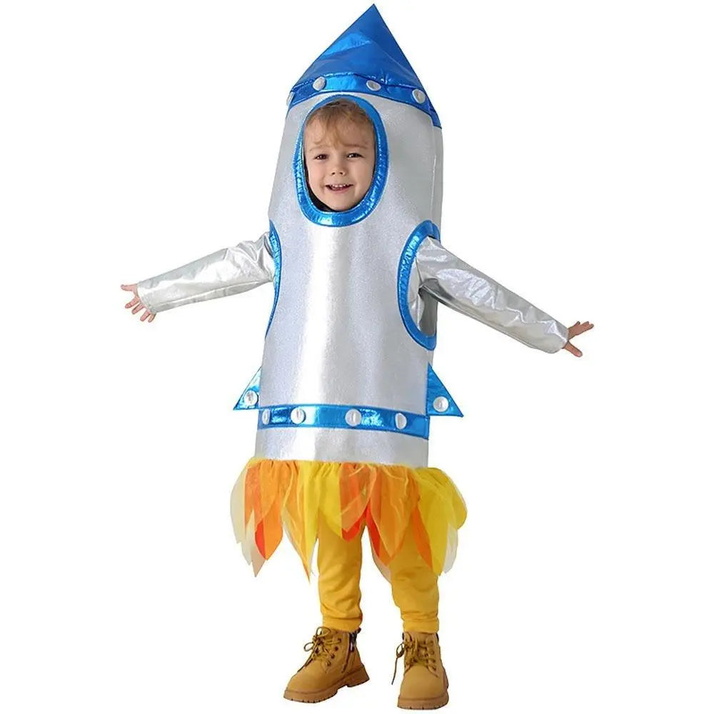 Children's Rocket Astronaut Costume Space Stage Outfit for Kindergarten Performances - Pajamasbuy