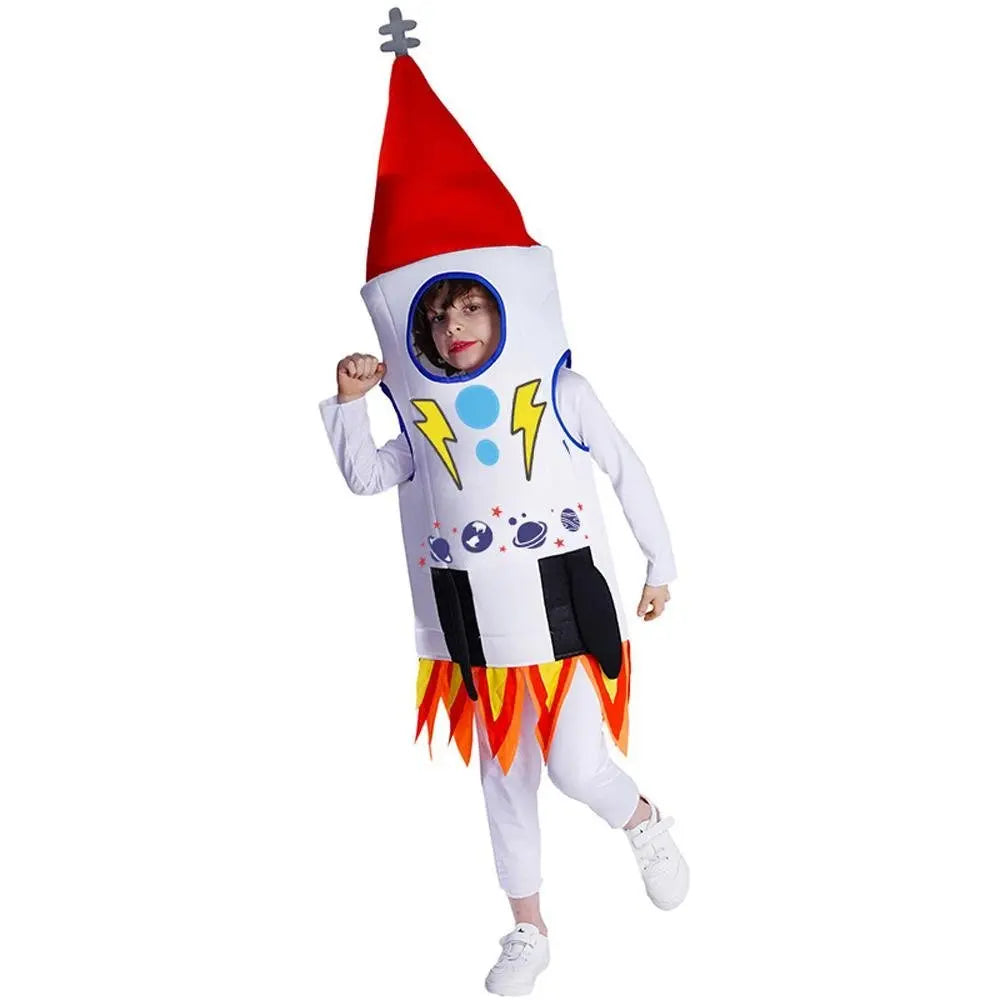 Halloween Boy's Costumes Rocket Stage Performance Jumpsuit Cosplay Costume - Pajamasbuy