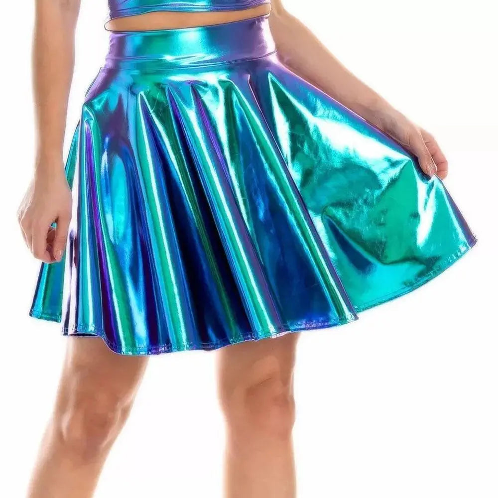 Nightclub stage performance clothing pleated Dress skirt - Pajamasbuy