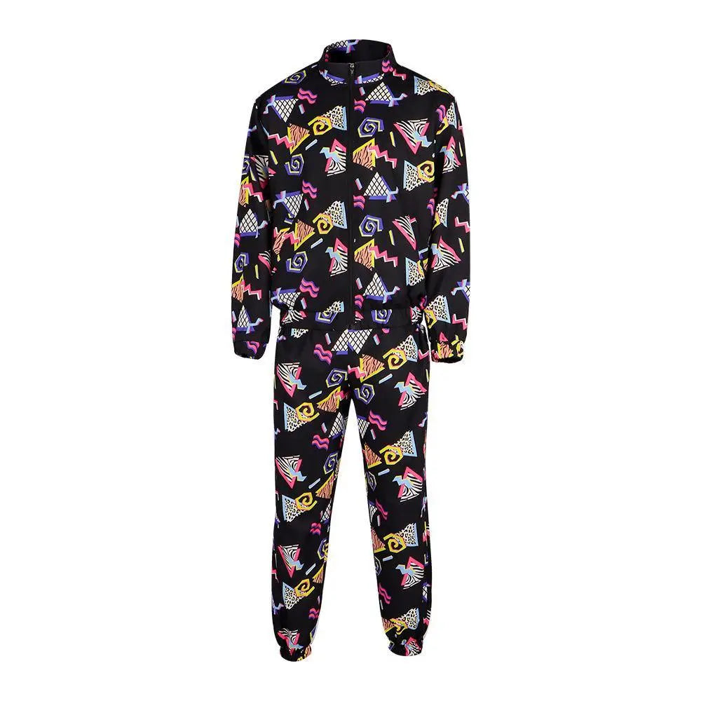 Retro Disco Hippie Hip - Hop Halloween Costume for Cosplay Party and Stage Performances Unisex - Pajamasbuy