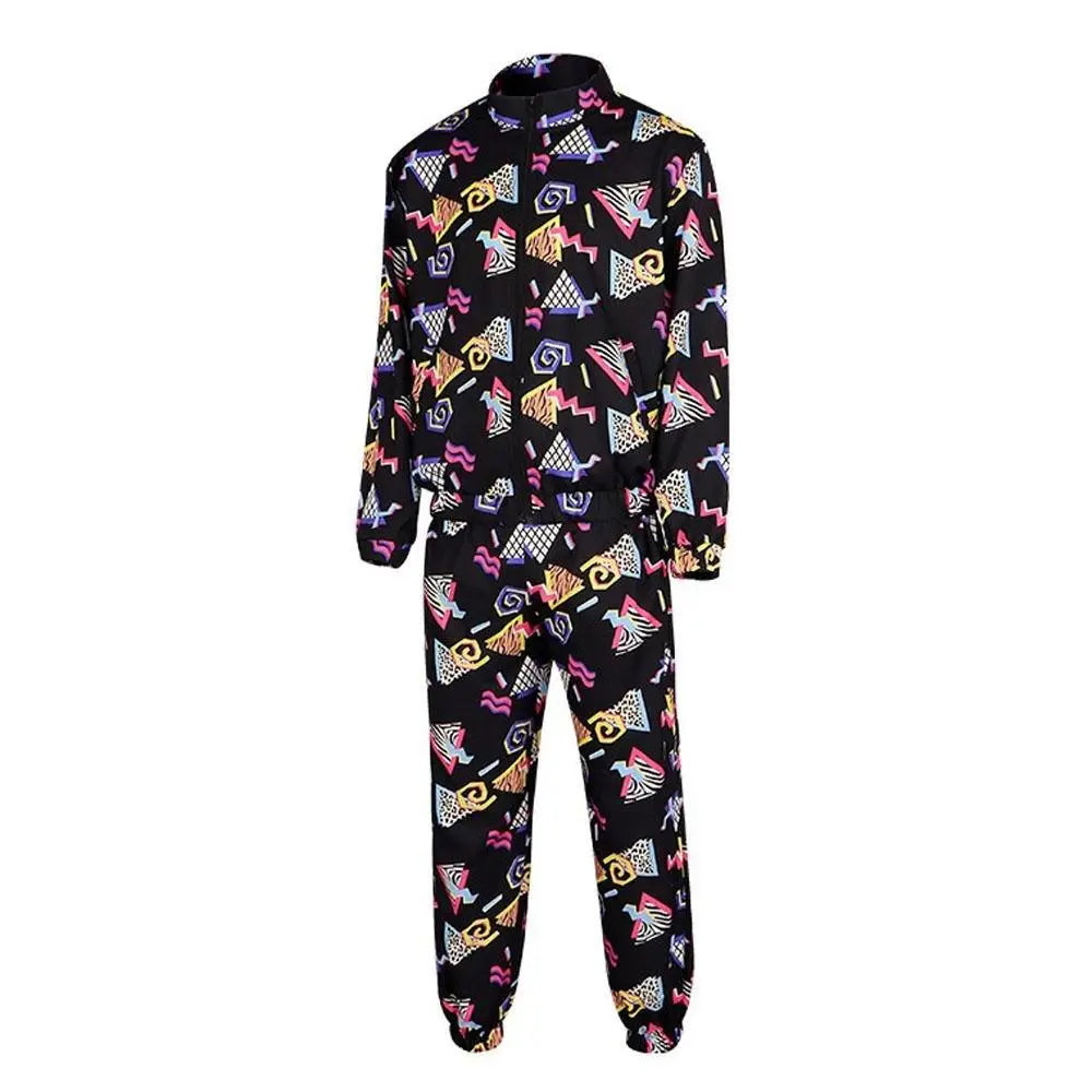 Retro Disco Hippie Hip - Hop Halloween Costume for Cosplay Party and Stage Performances Unisex - Pajamasbuy