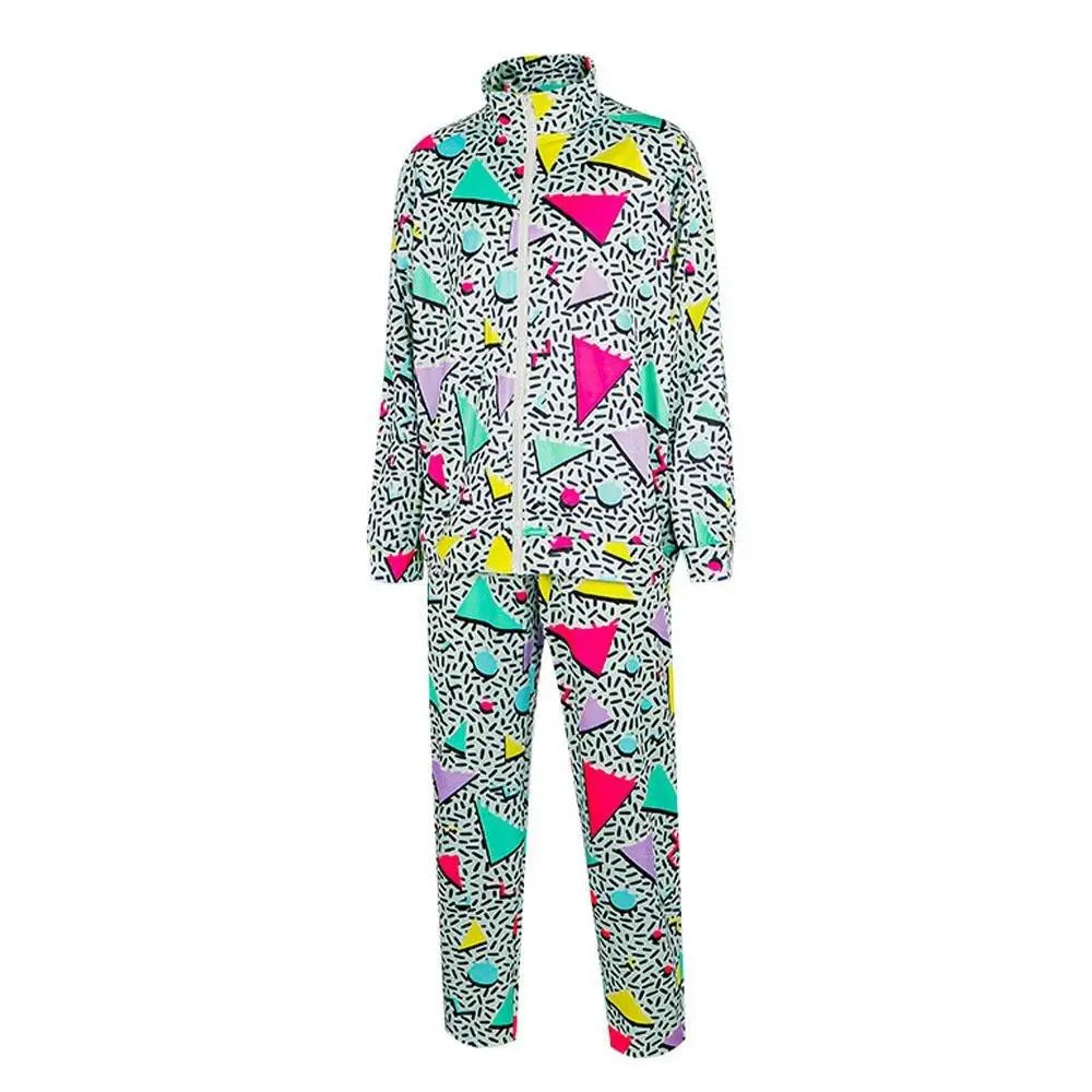 Retro Disco Hippie Hip - Hop Halloween Costume for Cosplay Party and Stage Performances Unisex - Pajamasbuy