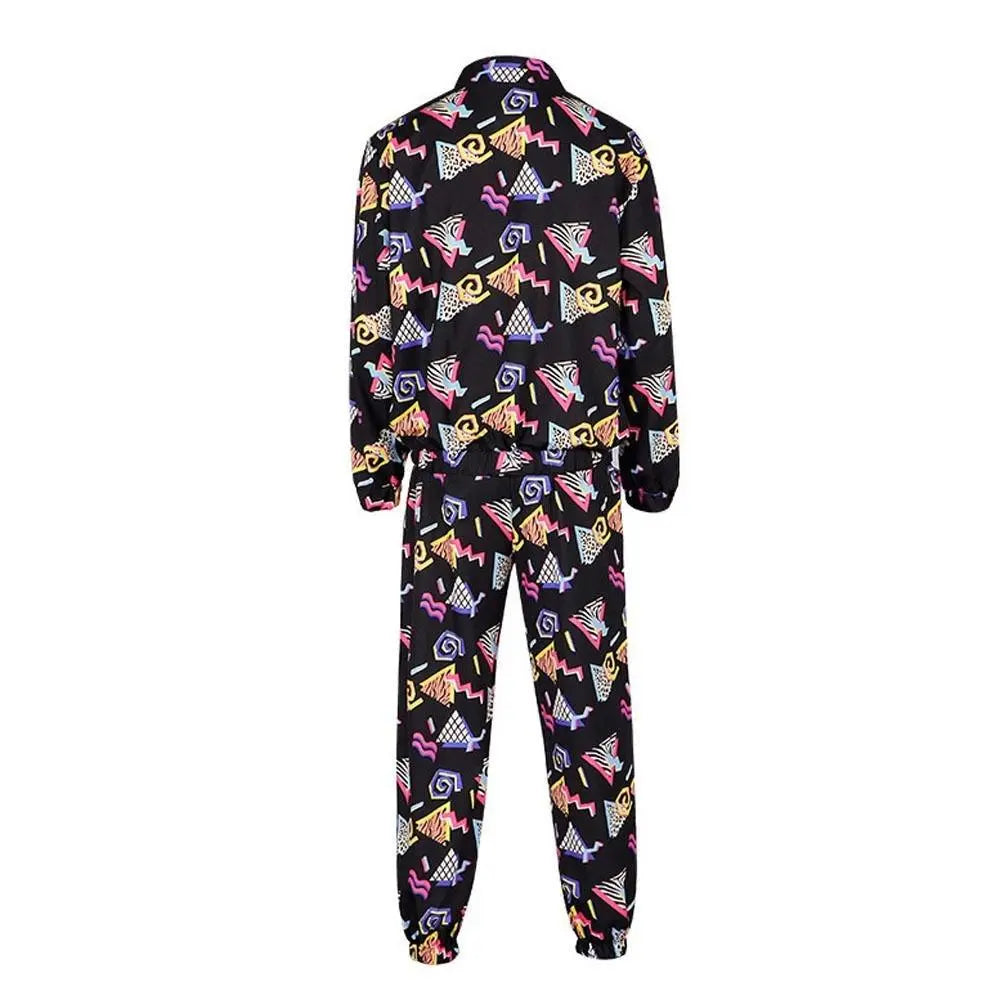 Retro Disco Hippie Hip - Hop Halloween Costume for Cosplay Party and Stage Performances Unisex - Pajamasbuy