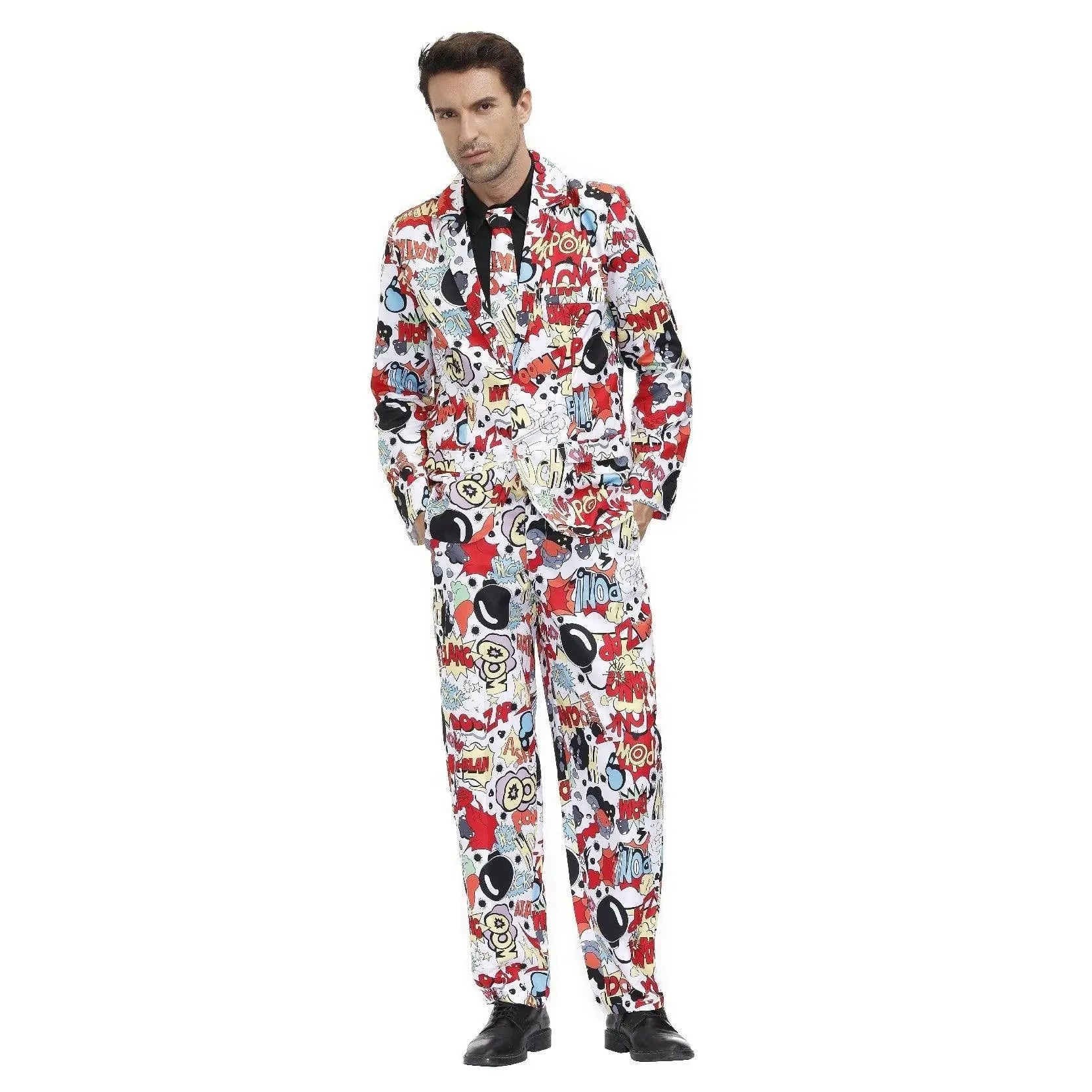 Stag Do Party Fancy Dress Host Printed Suit For Men - Pajamasbuy