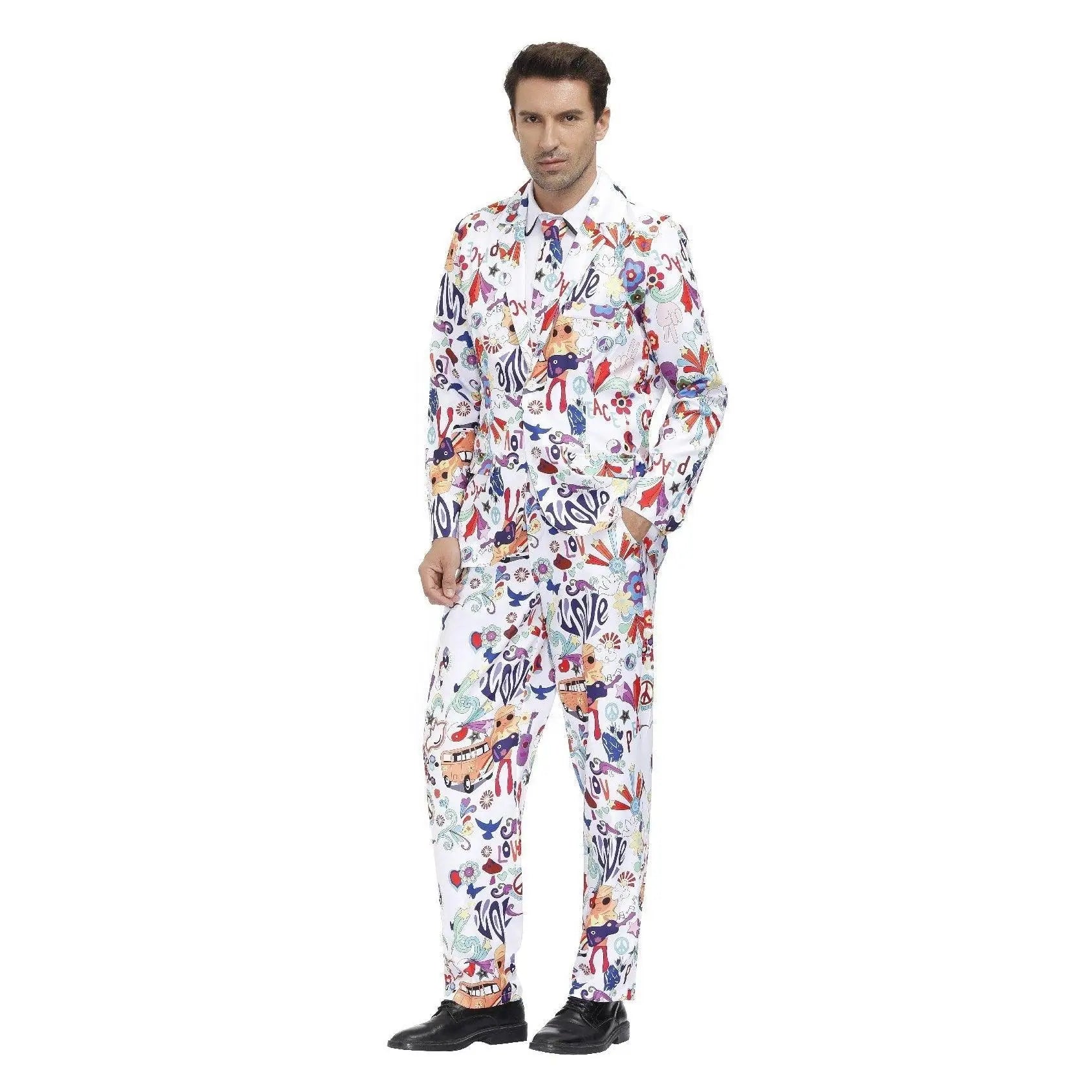 Stag Do Party Fancy Dress Host Printed Suit For Men - Pajamasbuy