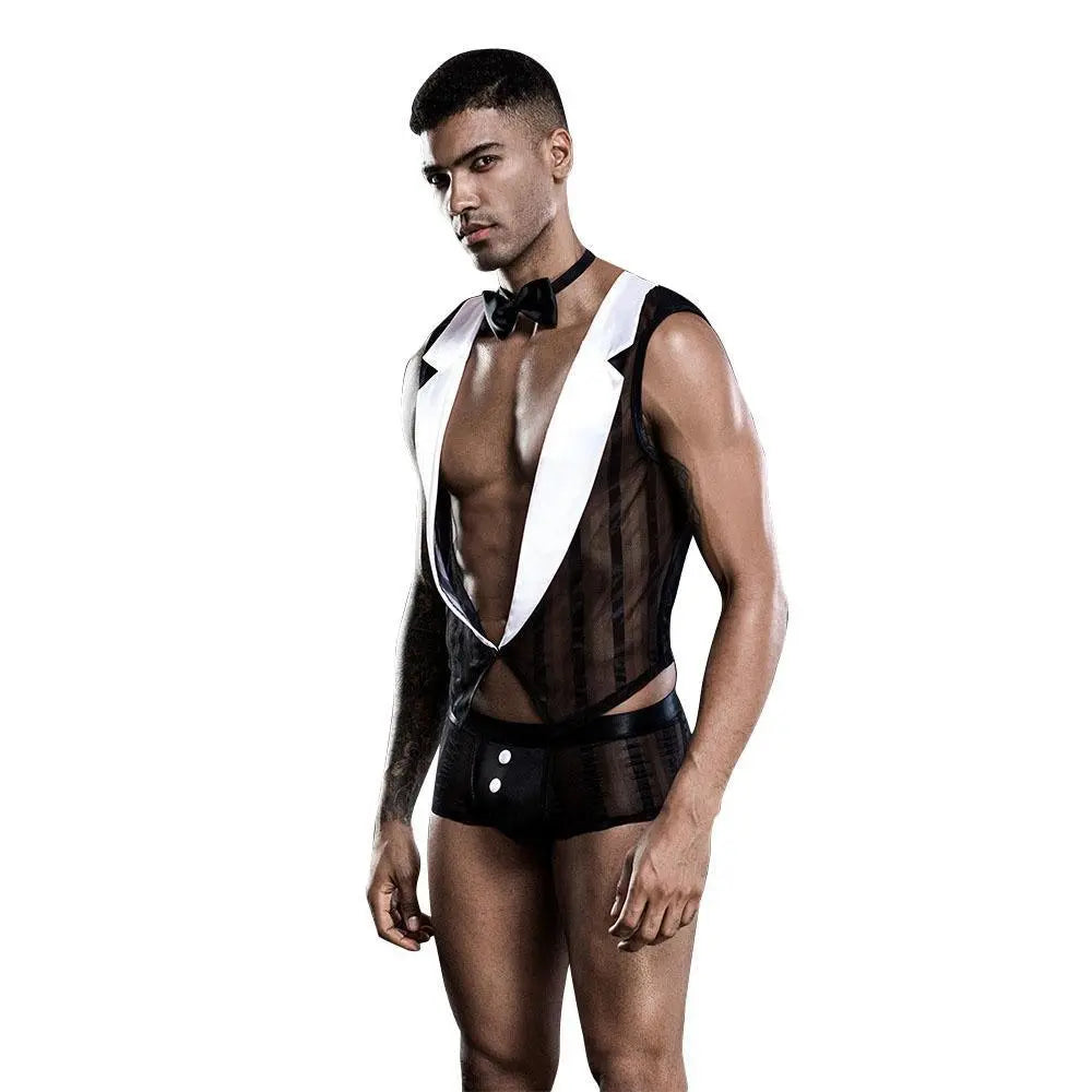 Stag do Gay Waiter Party Costume Night Club Uniform - Pajamasbuy