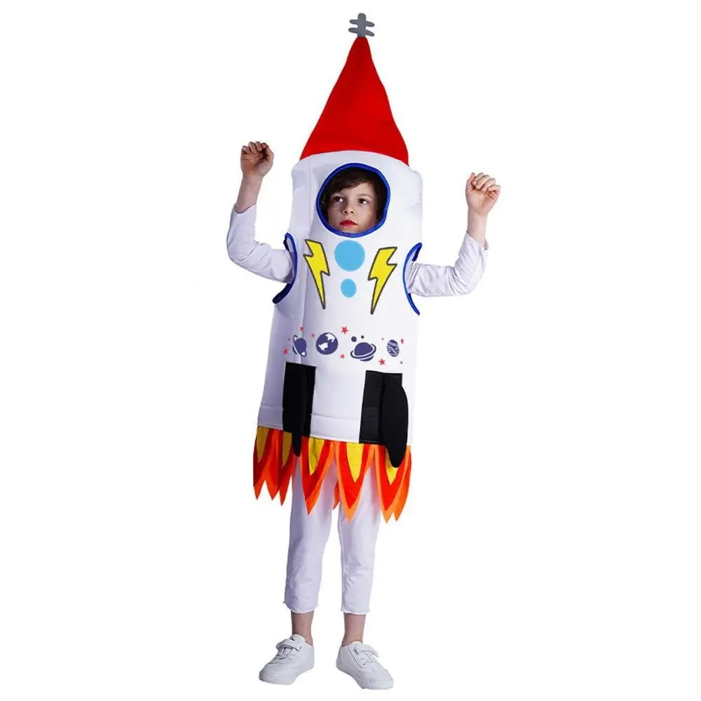 Halloween Boy's Costumes Rocket Stage Performance Jumpsuit Cosplay Costume - Pajamasbuy