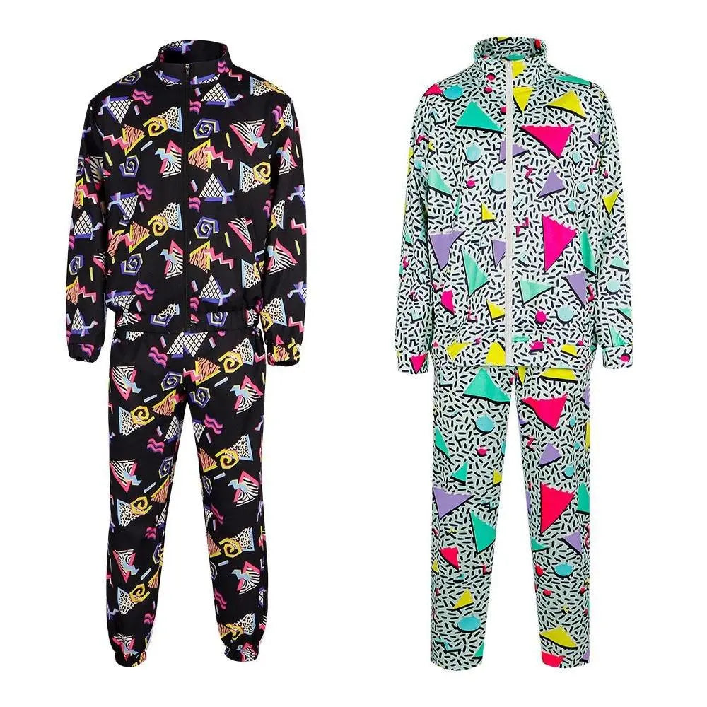 Retro Disco Hippie Hip - Hop Halloween Costume for Cosplay Party and Stage Performances Unisex - Pajamasbuy