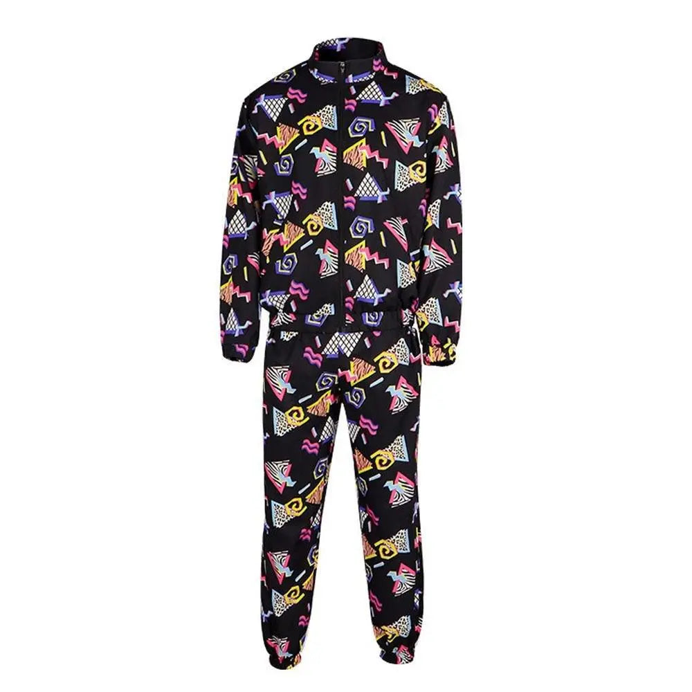 Retro Disco Hippie Hip - Hop Halloween Costume for Cosplay Party and Stage Performances Unisex - Pajamasbuy