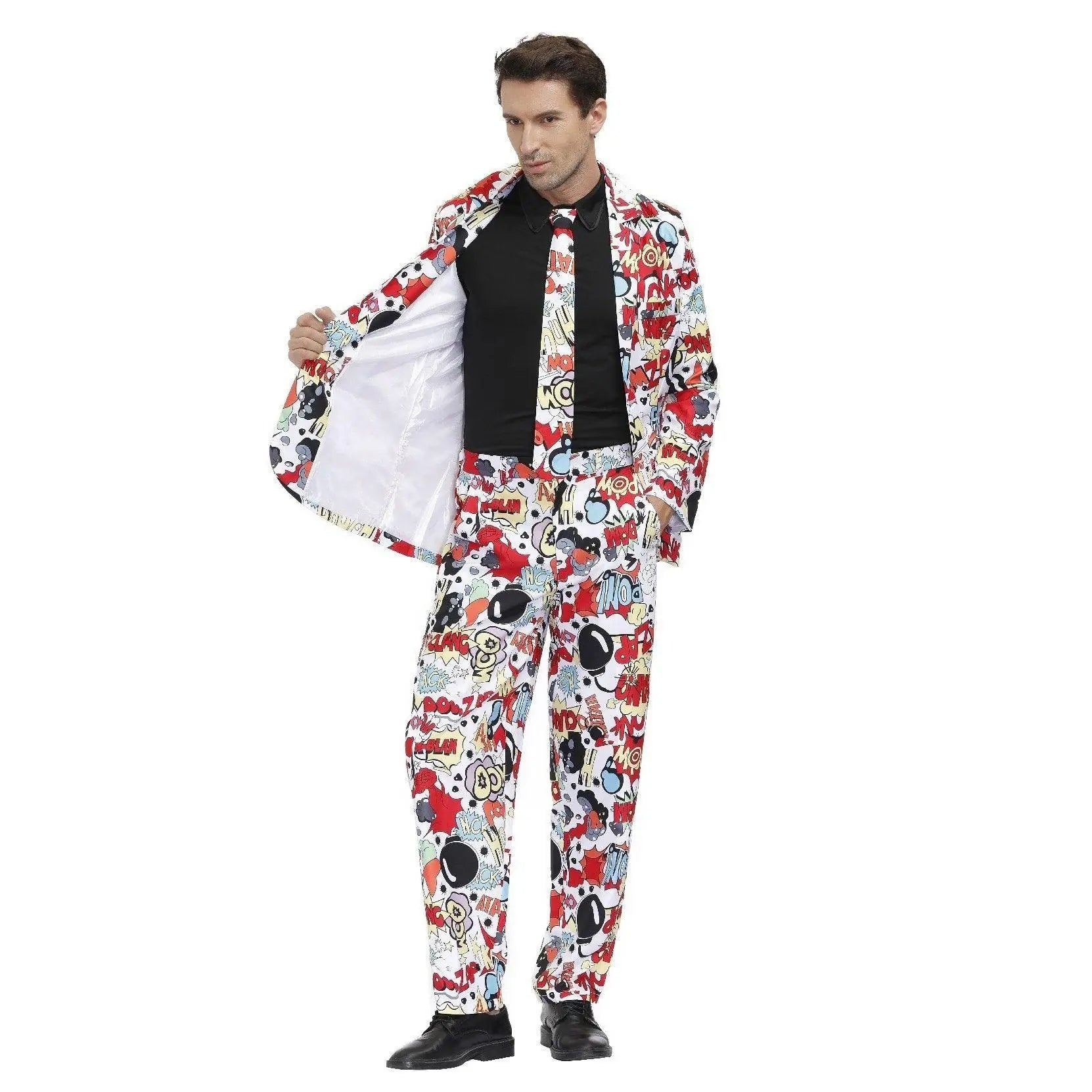 Stag Do Party Fancy Dress Host Printed Suit For Men - Pajamasbuy