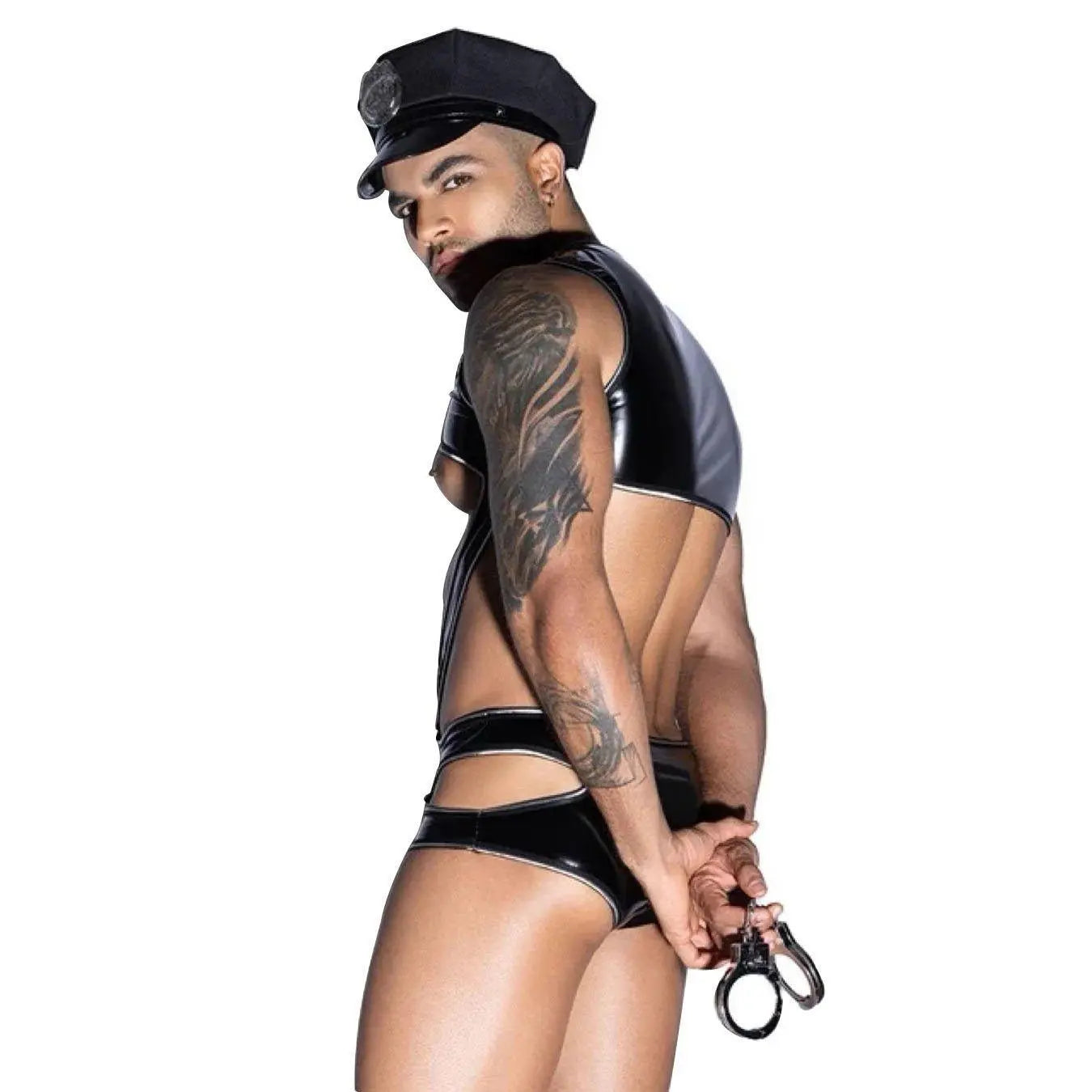 Stag do Macho Policeman Party Costume Nightclub Uniform - Pajamasbuy