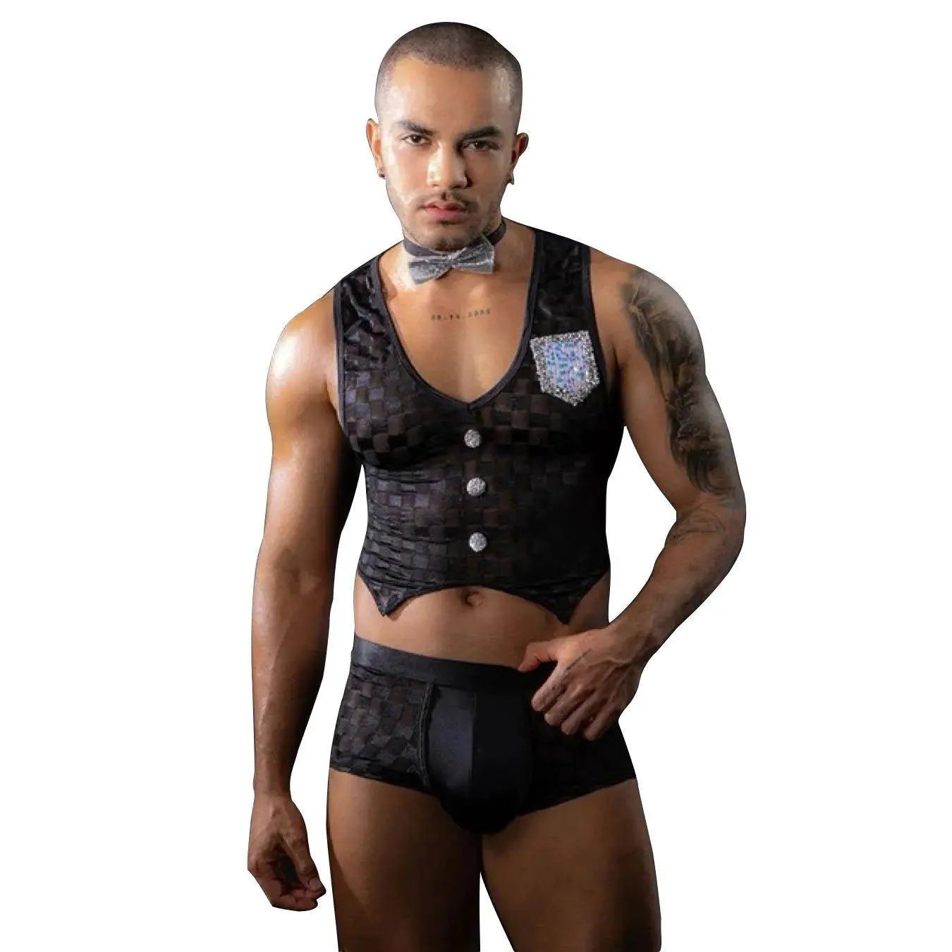Stag do Male Servant Party Costume Night Club Uniform - Pajamasbuy